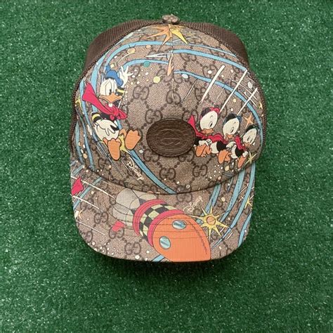 gucci x disney donald duck cap|gucci donald duck hat.